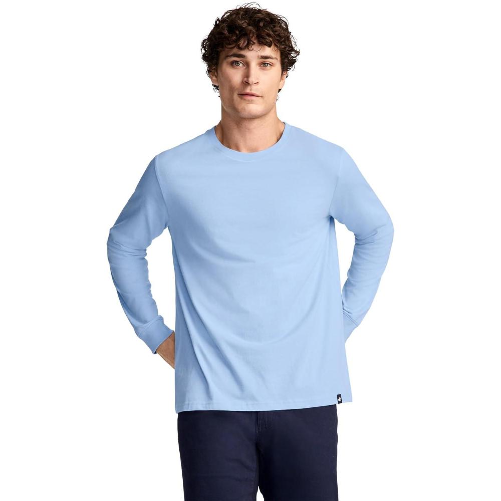 imageJockey Mens Casualwear Legacy Long Sleeve Crew Neck TShirtBrilliant Blue
