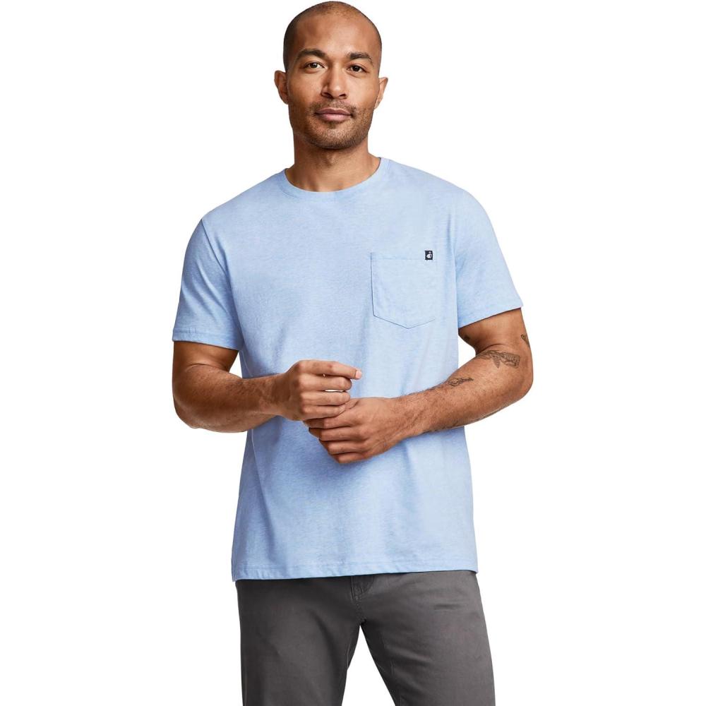 imageJockey Mens Casualwear Legacy Pocket Crew Neck TShirtBrilliant Blue