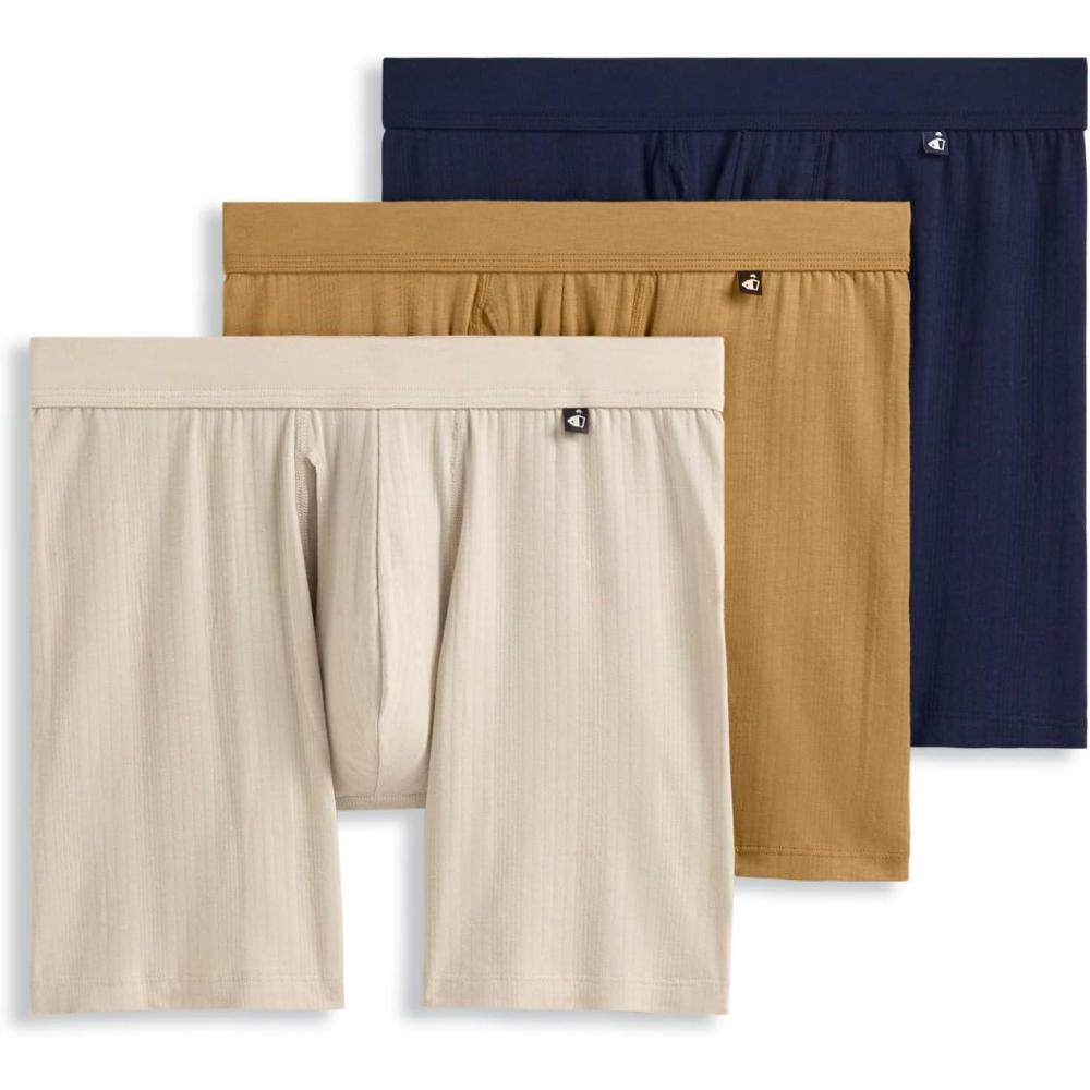 imageJockey Mens Underwear Hypersoft 360 6 Boxer Brief 3 PackGoldenrod