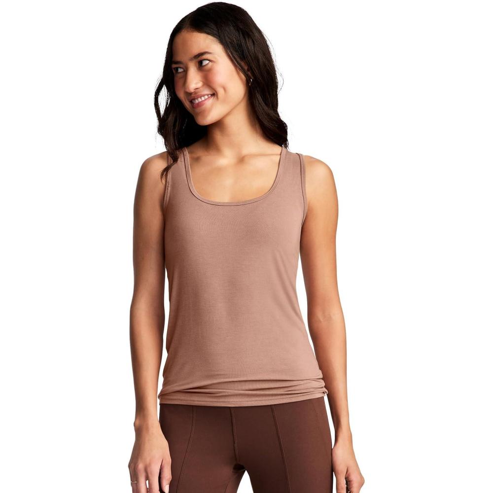 imageJockey Womens Activewear Supersoft TankAlmond