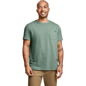 Jockey Men’s Casualwear Legacy Pocket Crew Neck T-Shirt(Evergreen Mist)