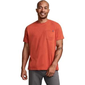 Jockey Men’s Casualwear Legacy Pocket Crew Neck T-Shirt(Jasper Heather)