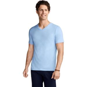 Jockey Men’s Casualwear Made2Fit V-Neck T-Shirt(Brilliant Blue)