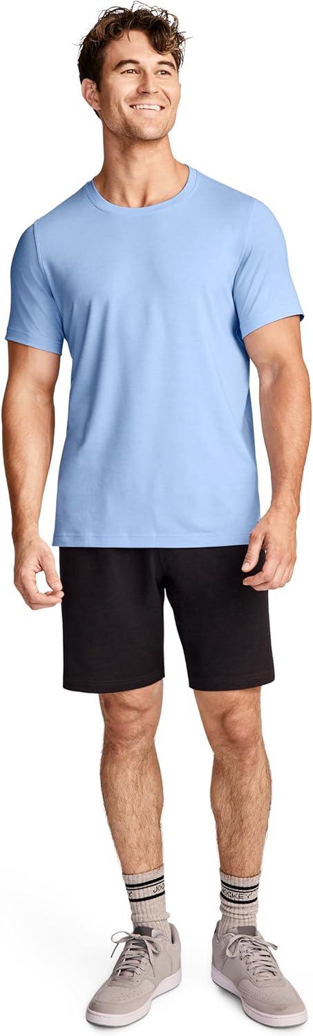 imageJockey Mens Activewear EverActive Crew Neck TeeBrilliant Blue