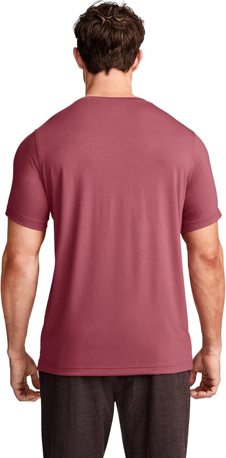 imageJockey Mens Activewear EverActive Crew Neck TeeDusty Mauve