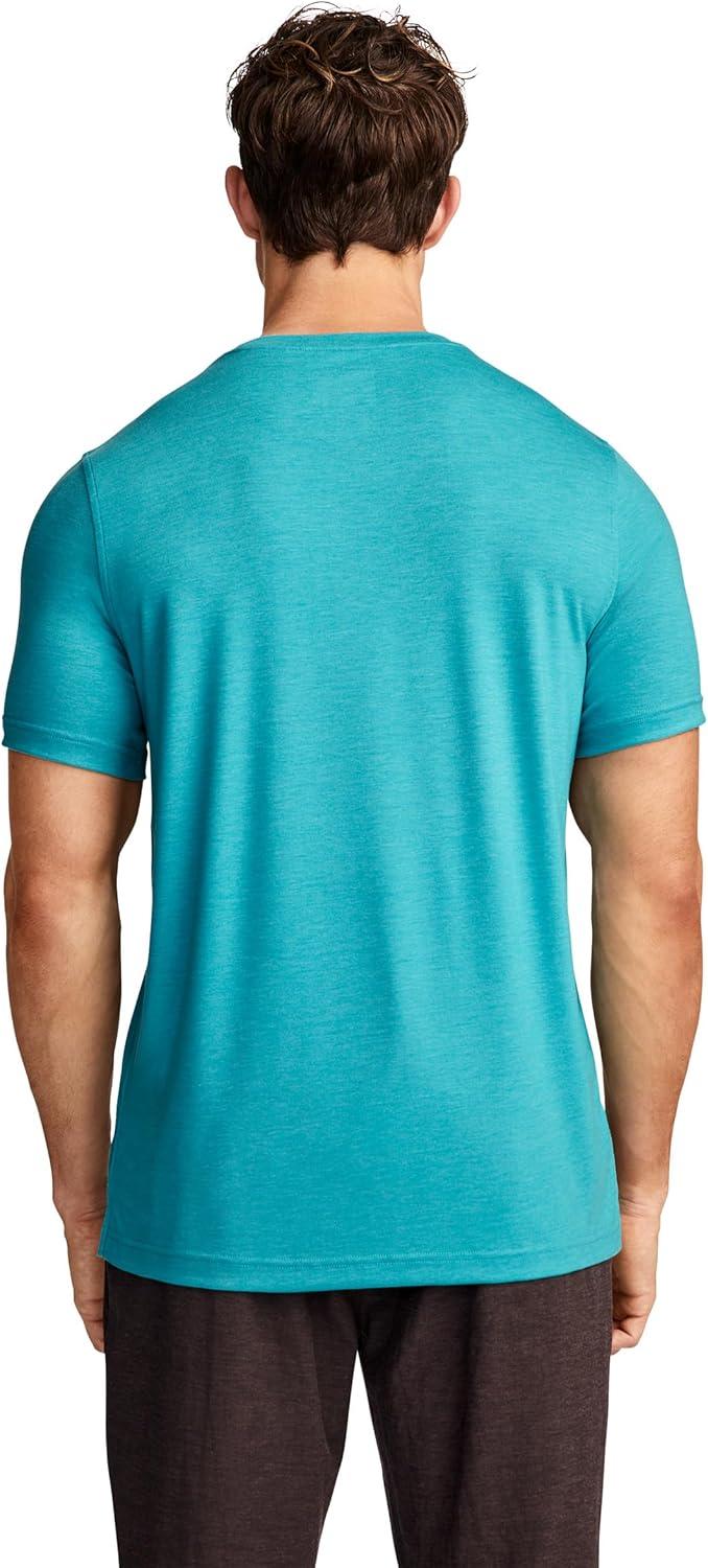 imageJockey Mens Activewear EverActive Crew Neck TeeOcean Heather
