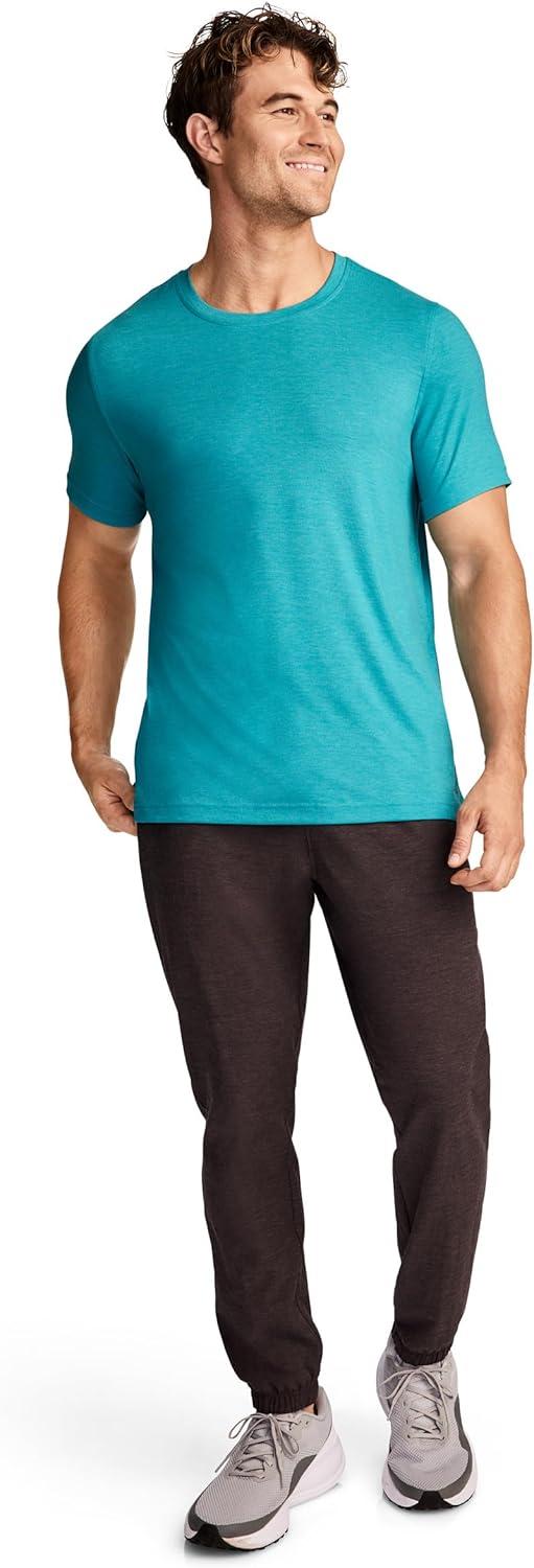 imageJockey Mens Activewear EverActive Crew Neck TeeOcean Heather
