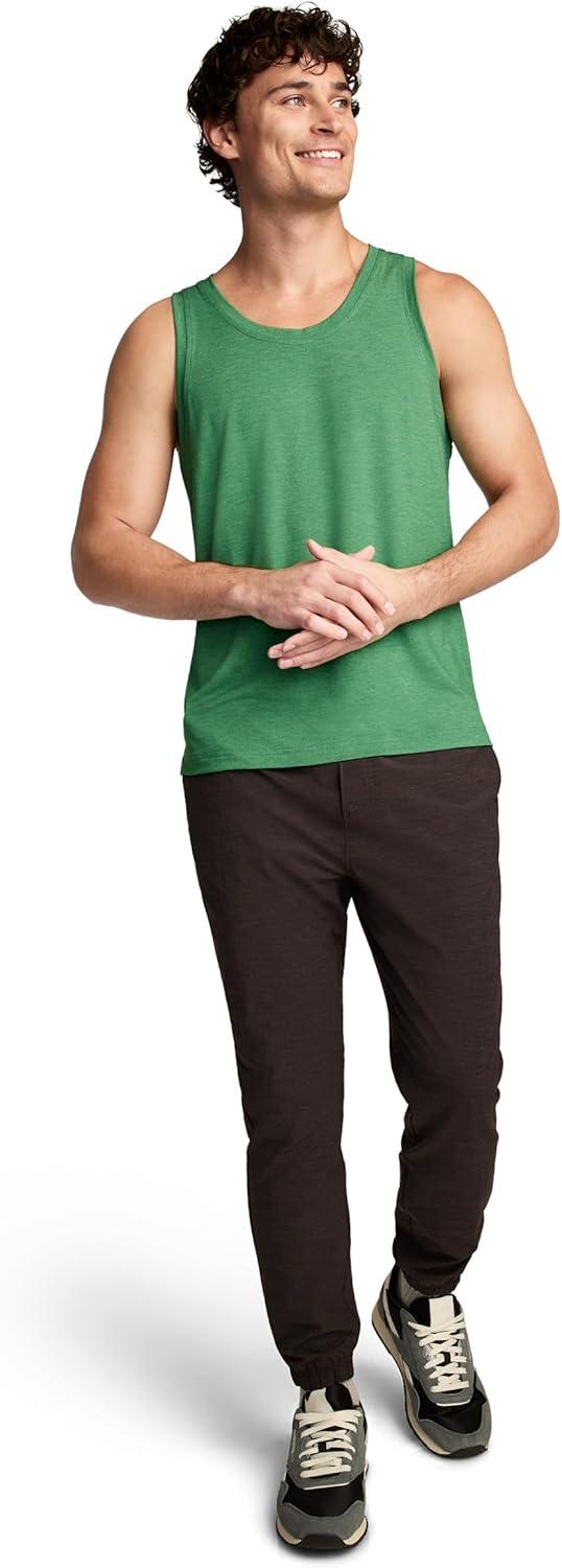 imageJockey Mens Activewear EverActive TankBadge Green