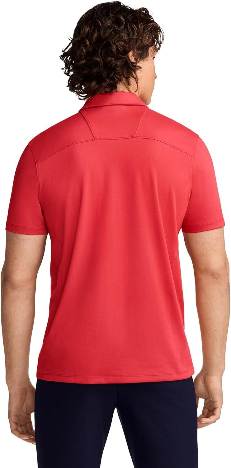 imageJockey Mens Activewear EverActive Tech Pique Polo1876 Red