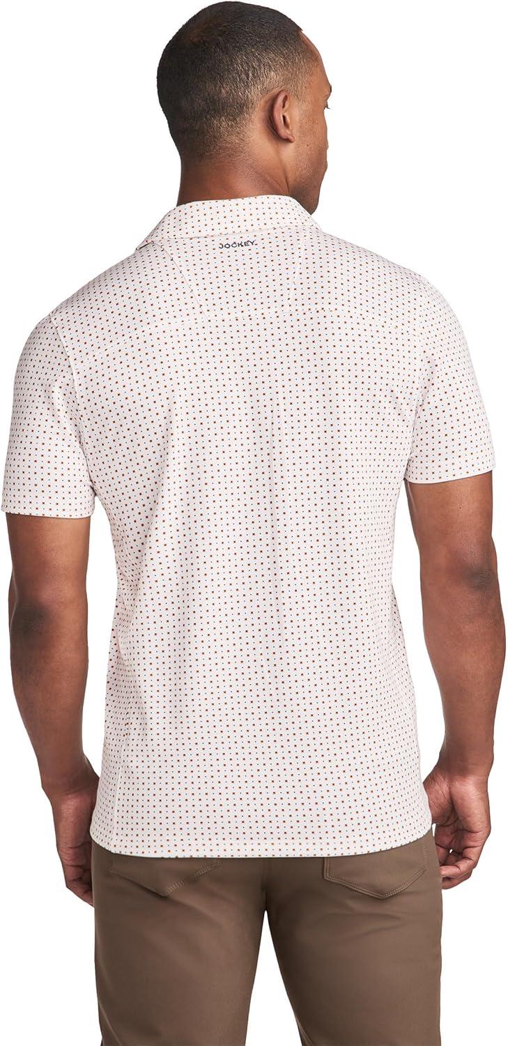 imageJockey Mens Activewear EverActive Tech Pique PoloSequence Geo