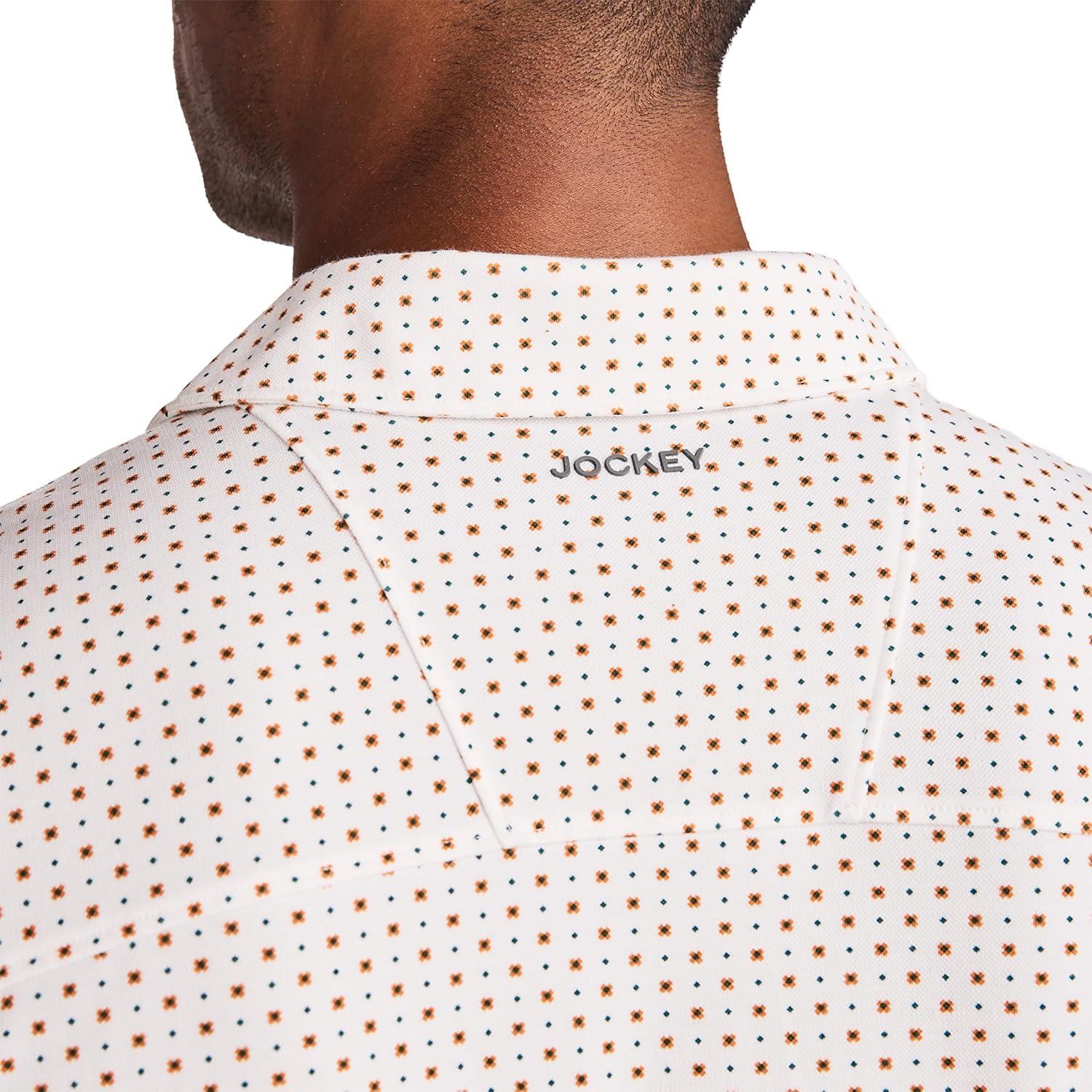 imageJockey Mens Activewear EverActive Tech Pique PoloSequence Geo