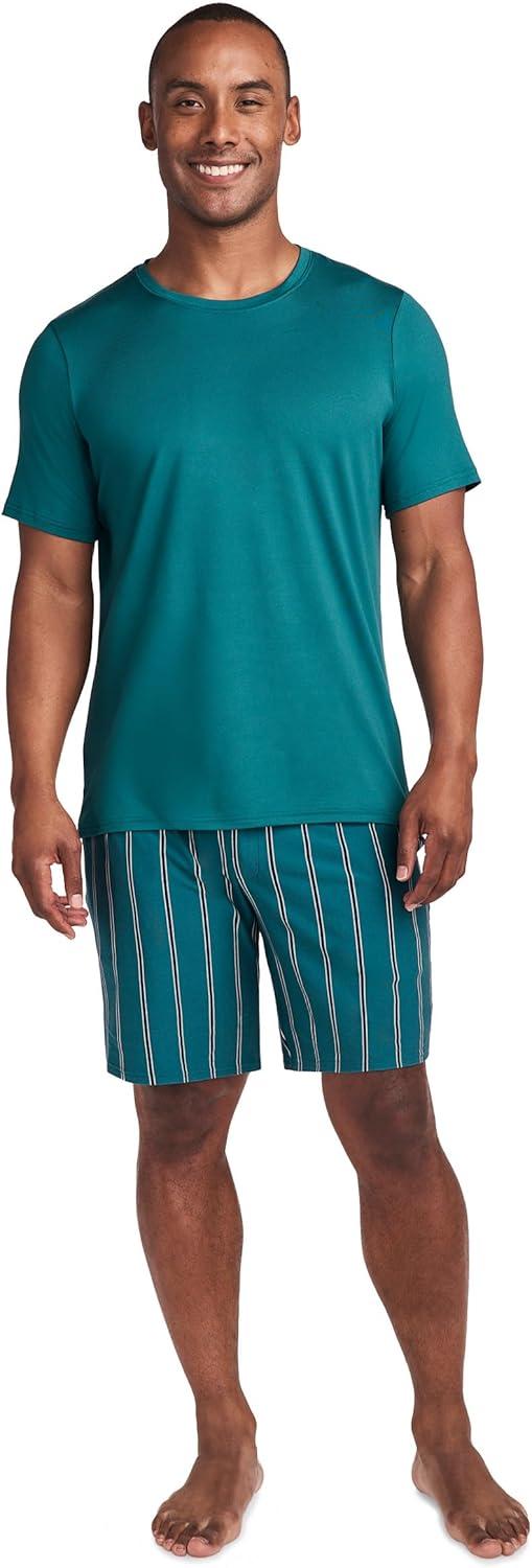 imageJockey Mens Sleepwear Ultra Soft Cooling Sleep ShirtSincerely Teal