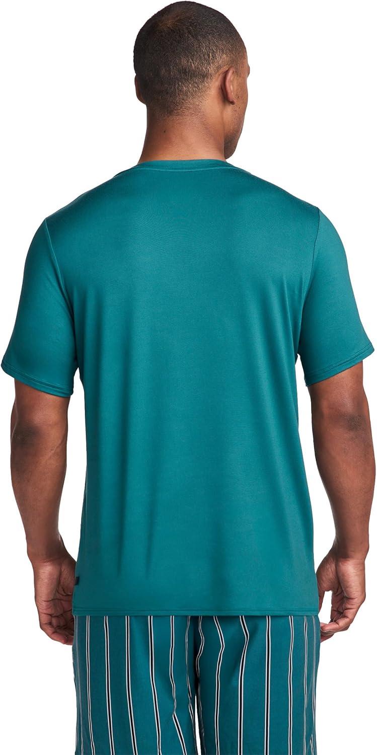 imageJockey Mens Sleepwear Ultra Soft Cooling Sleep ShirtSincerely Teal