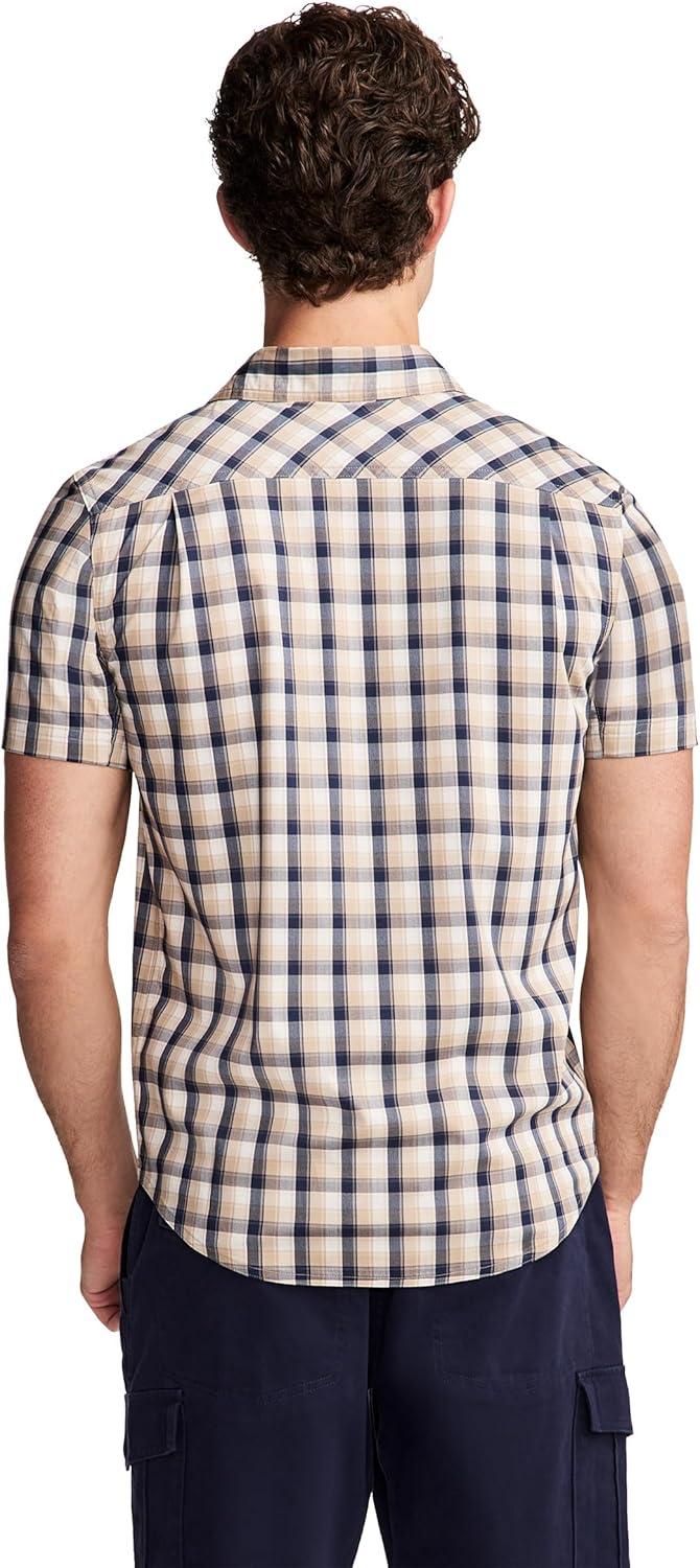 imageJockey Outdoors Mens Casualwear Short Sleeve Utility ShirtCountry Plaid