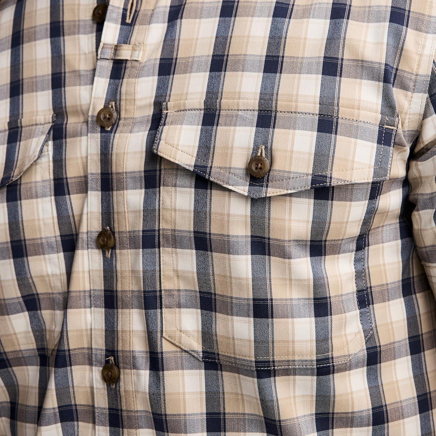 imageJockey Outdoors Mens Casualwear Short Sleeve Utility ShirtCountry Plaid