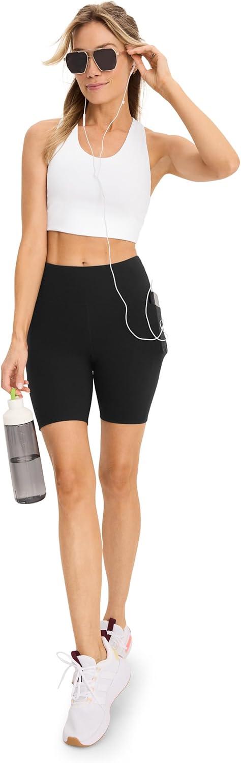 imageJockey Womens Activewear EverActive 8 Bike ShortBlack