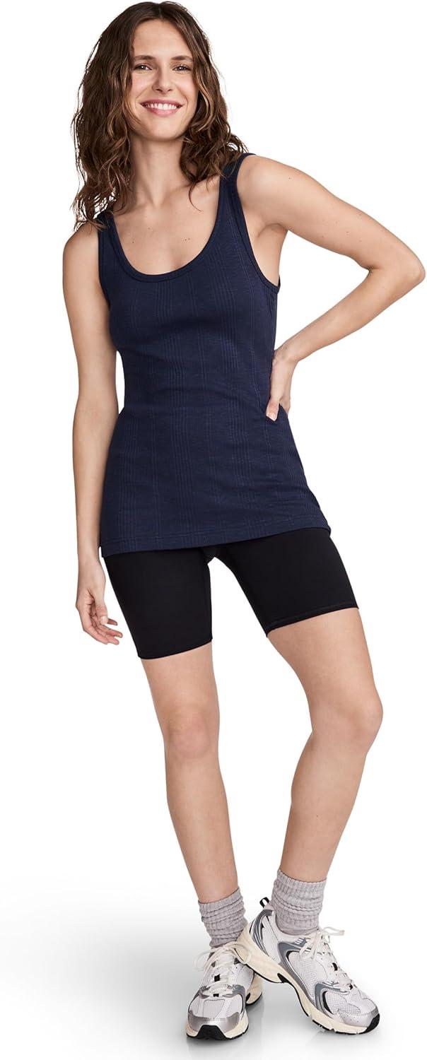 imageJockey Womens Activewear Rib TankJockey Blue