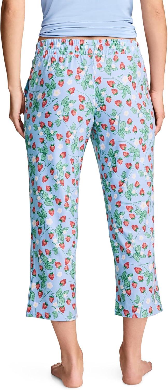 imageJockey Womens Sleepwear Soft Cool CapriBright Berry