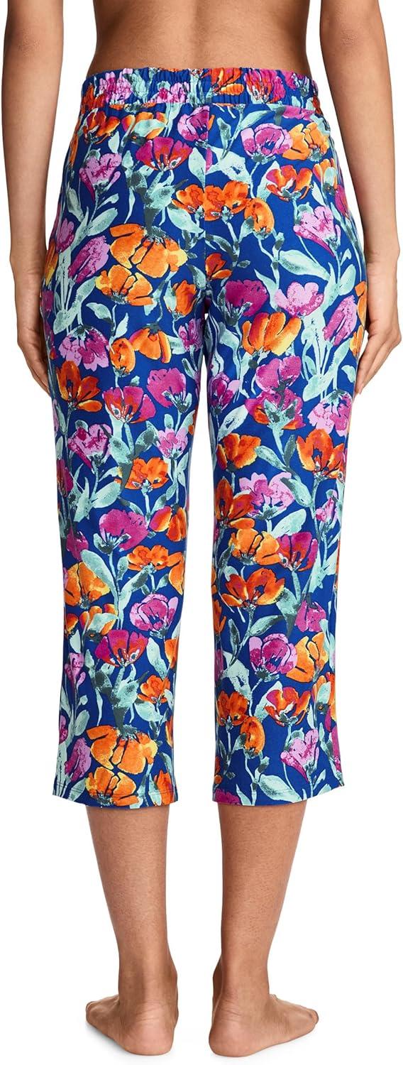 imageJockey Womens Sleepwear Soft Cool CapriBright Field