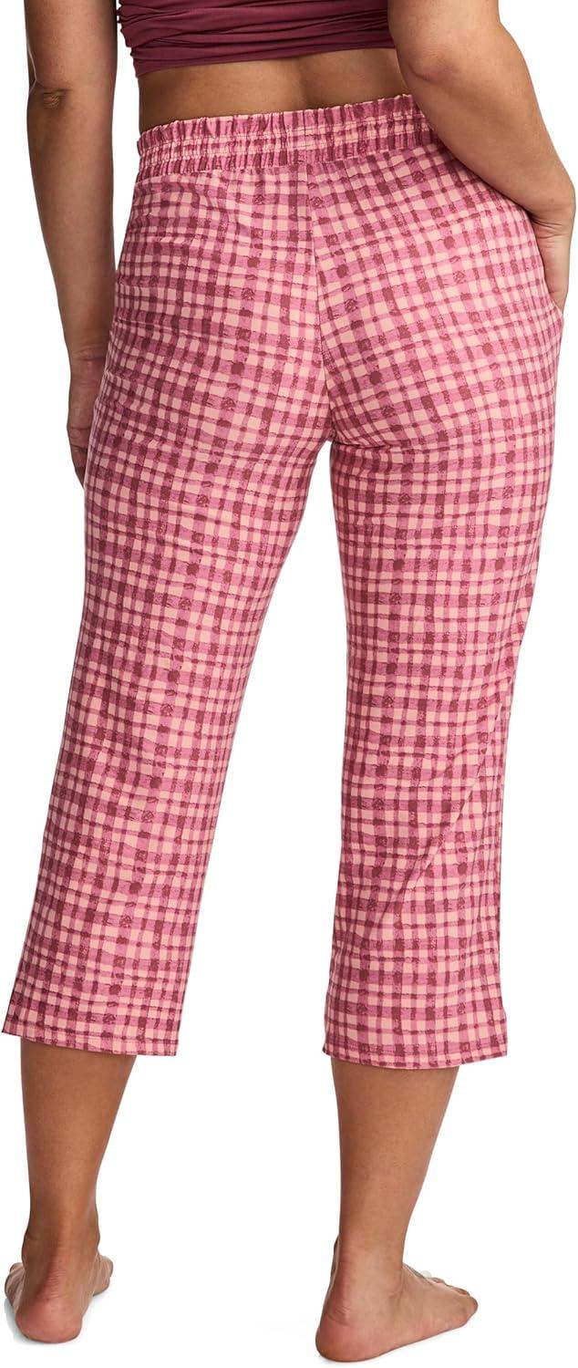 imageJockey Womens Sleepwear Soft Cool CapriDawn Plaid