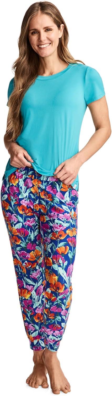 imageJockey Womens Sleepwear Soft Cool JoggerBright Field
