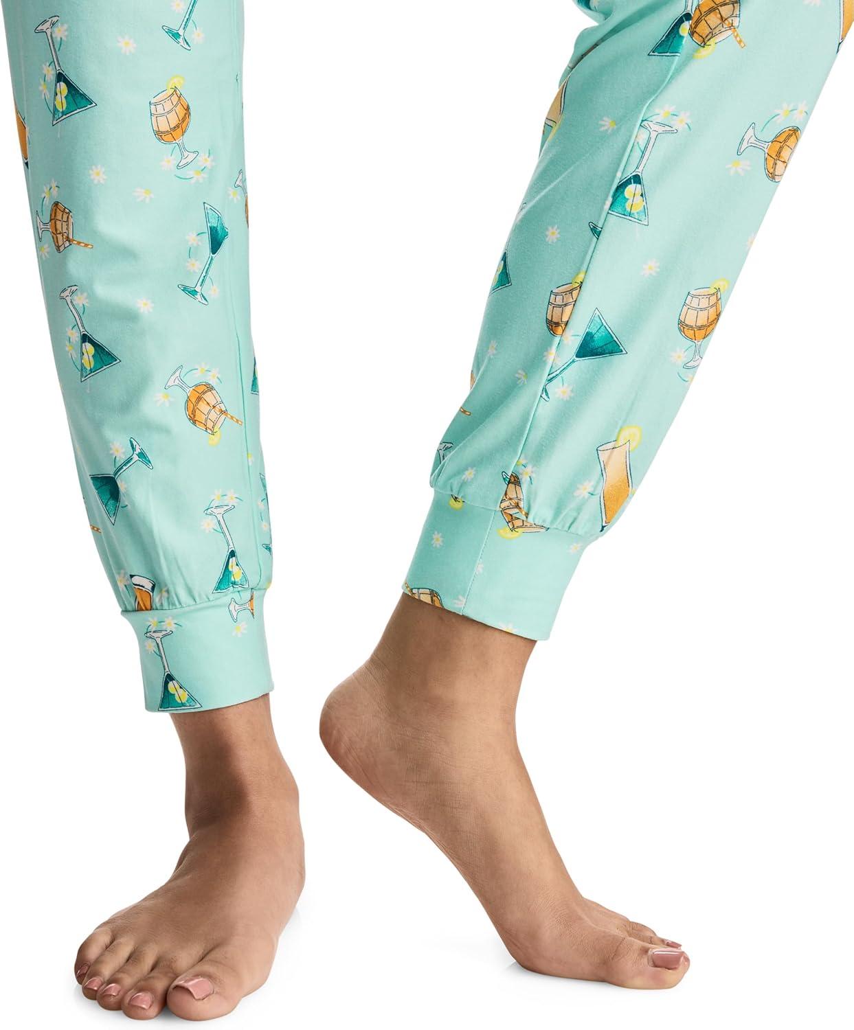 imageJockey Womens Sleepwear Soft Cool JoggerSummer Daisy