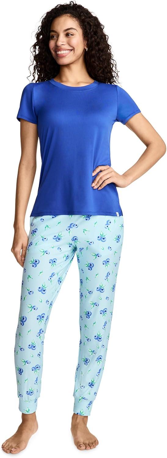 imageJockey Womens Sleepwear Soft Cool JoggerTealberry