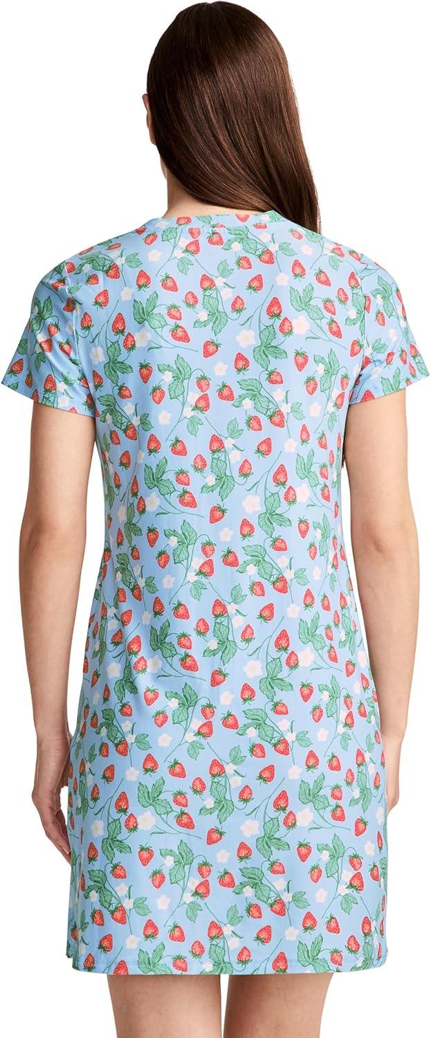 imageJockey Womens Sleepwear Soft Cool Sleep ShirtStrawberry