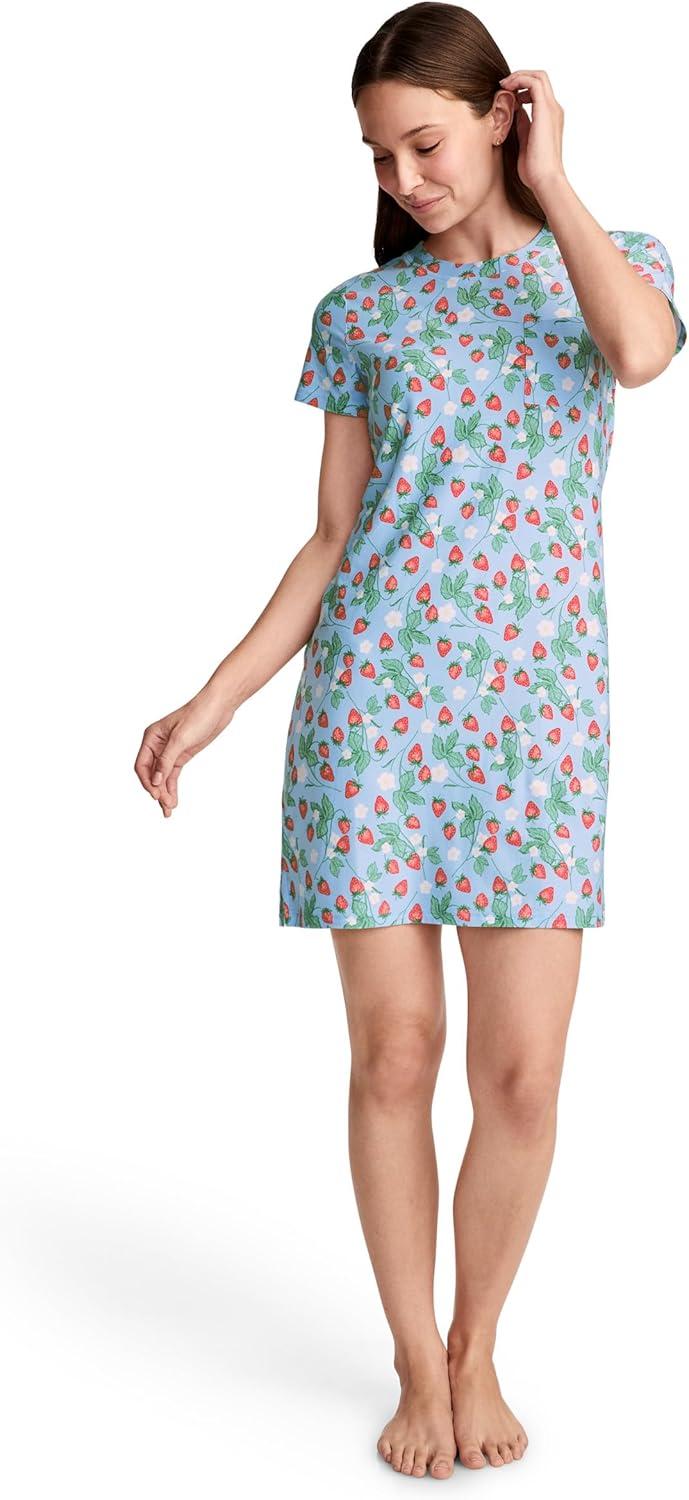 imageJockey Womens Sleepwear Soft Cool Sleep ShirtStrawberry