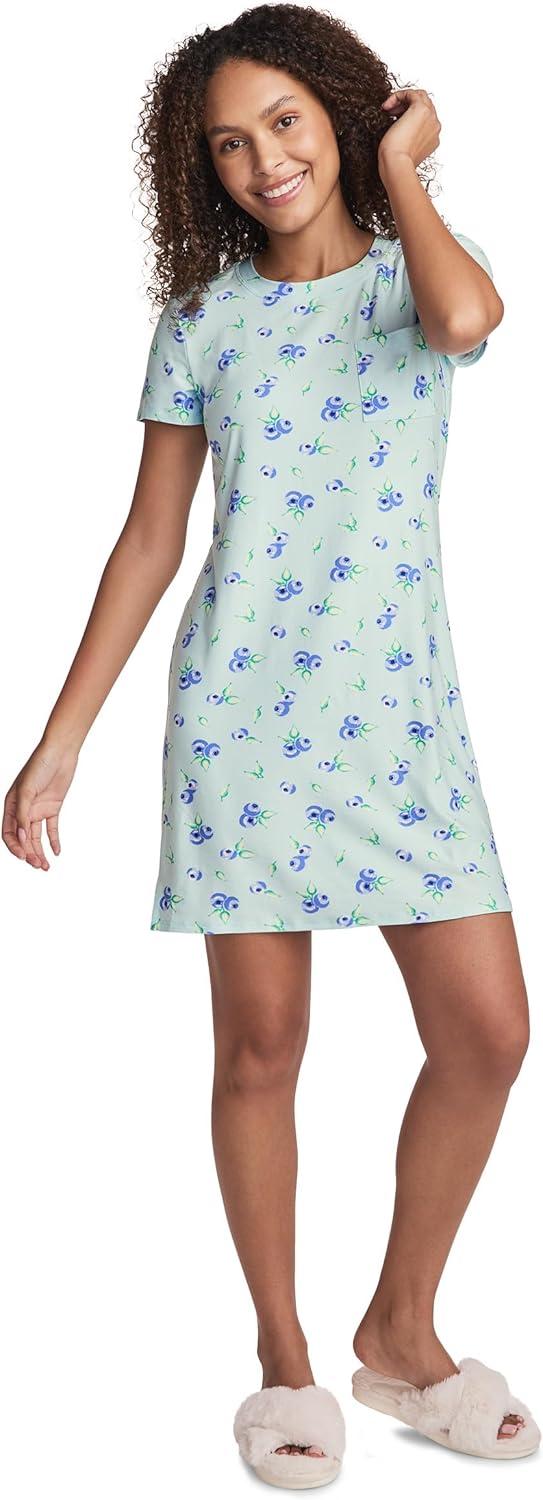 imageJockey Womens Sleepwear Soft Cool Sleep ShirtTealberry