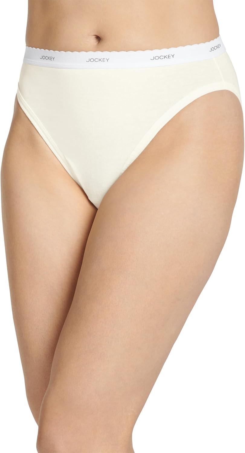 imageJockey Womens Underwear Elance French Cut 6 PackIvory