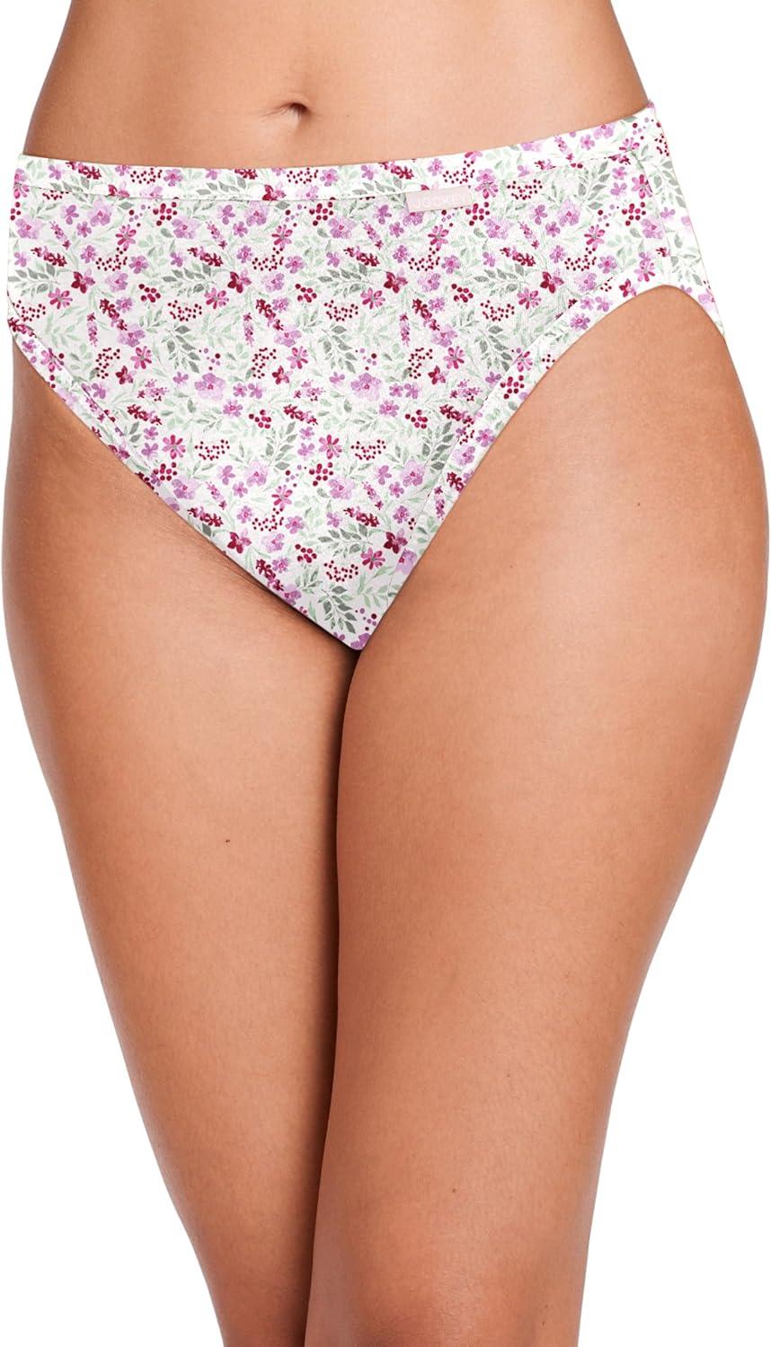 imageJockey Womens Underwear Elance French Cut 6 PackPressed Petals