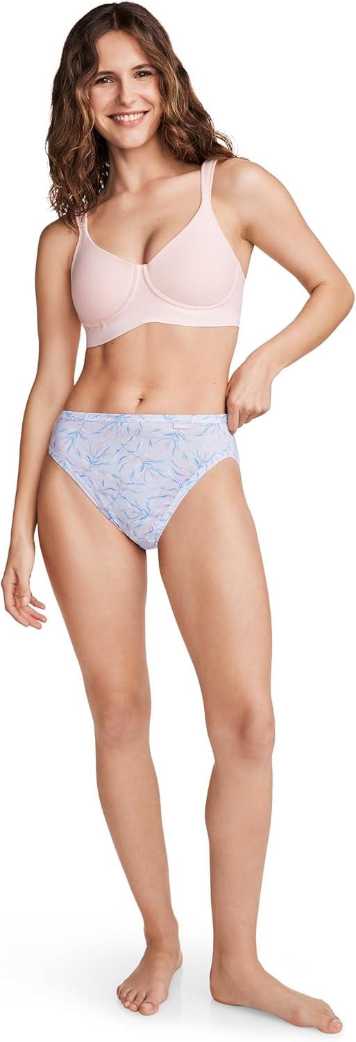 imageJockey Womens Underwear Elance French Cut 6 PackWavering Floral