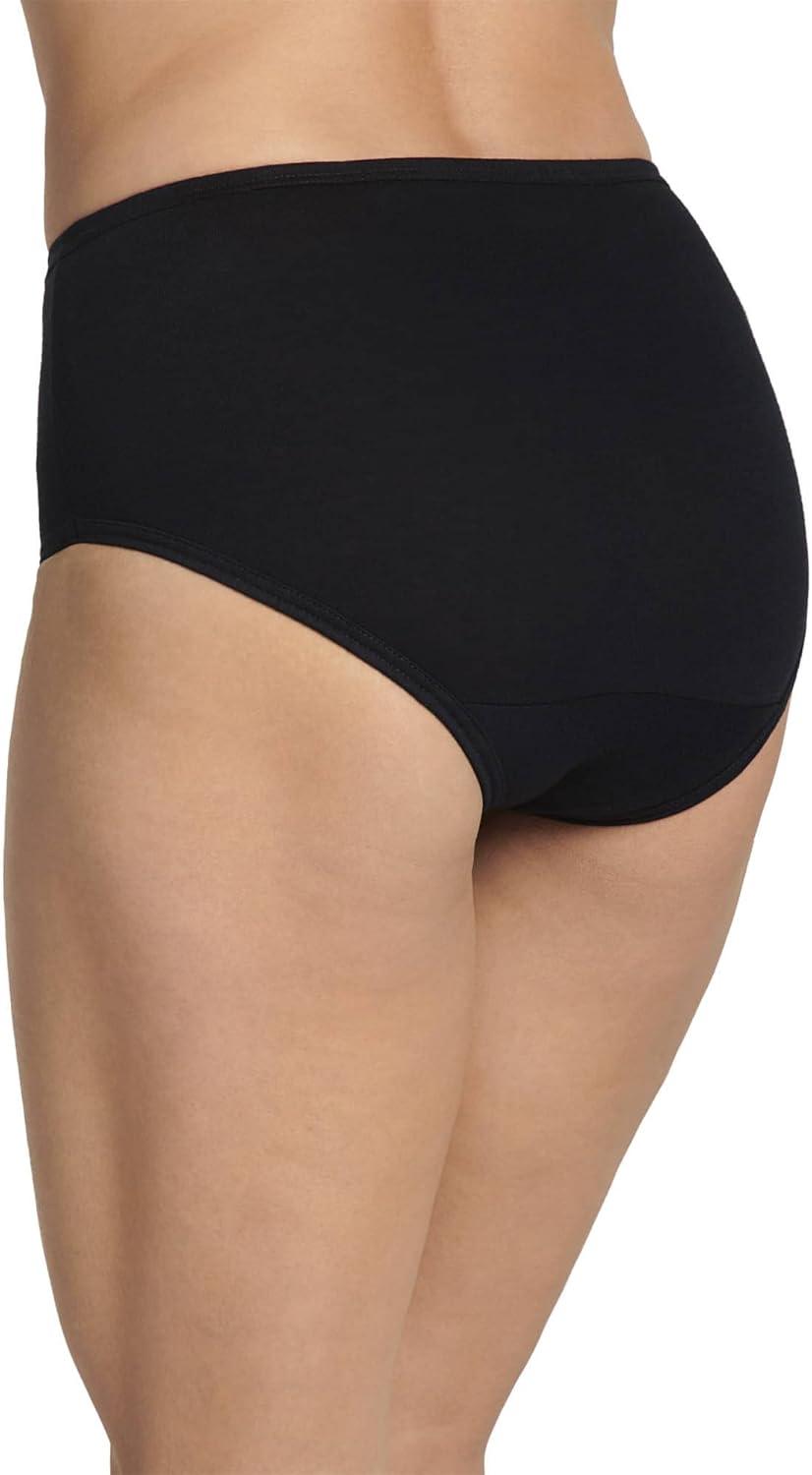 imageJockey Womens Underwear Plus Size Elance Brief 6 PackGrey HeatherCharcoal HeatherBlack