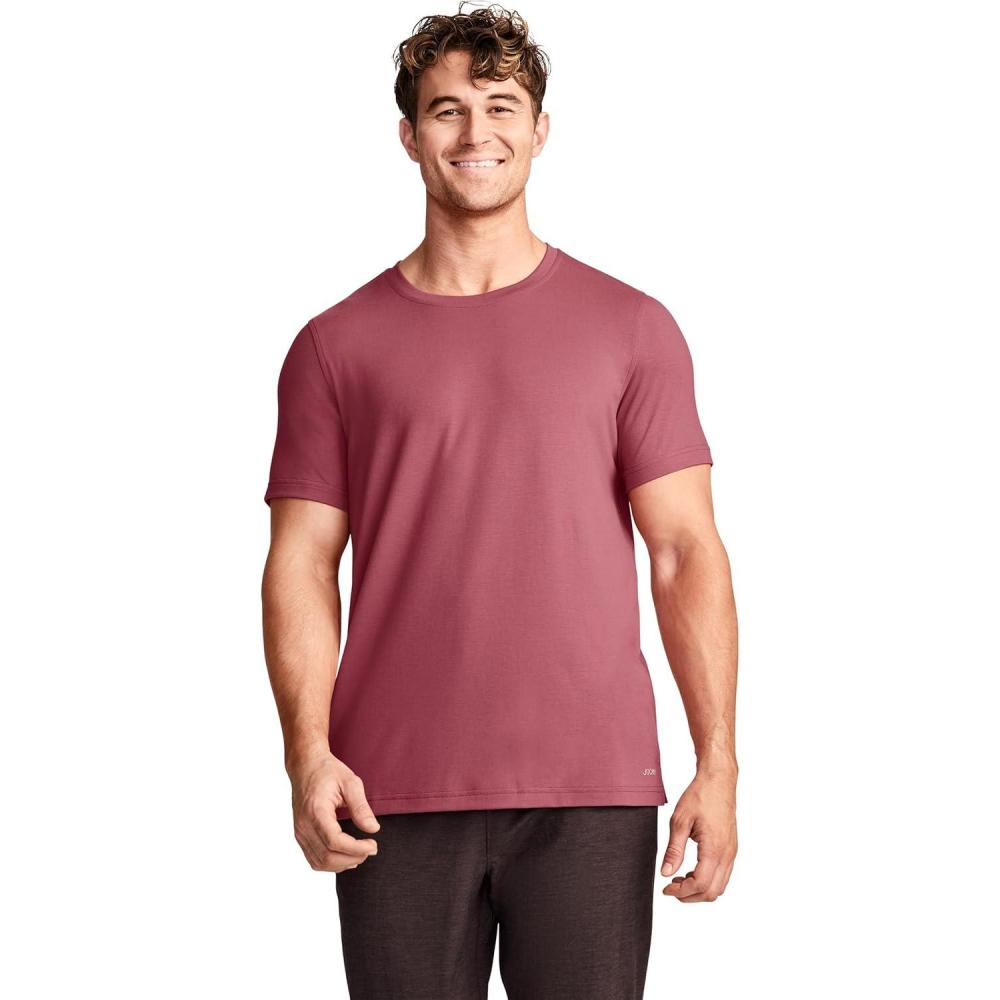 imageJockey Mens Activewear EverActive Crew Neck TeeDusty Mauve
