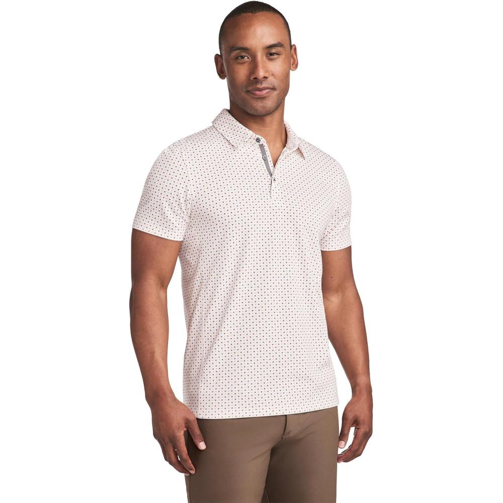 imageJockey Mens Activewear EverActive Tech Pique PoloSequence Geo