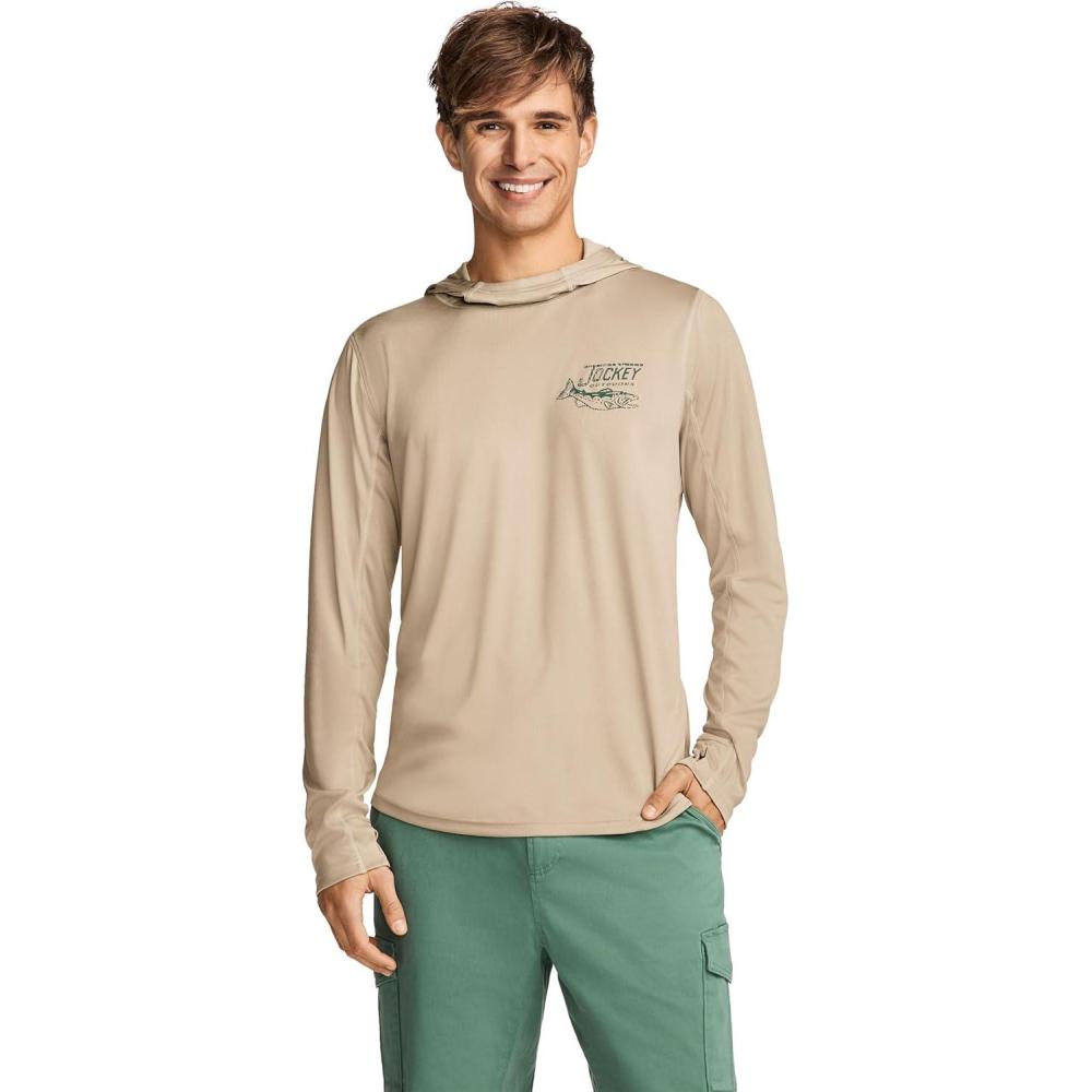 imageJockey Outdoors Mens Casualwear Long Sleeve Hooded Sun ShirtScout