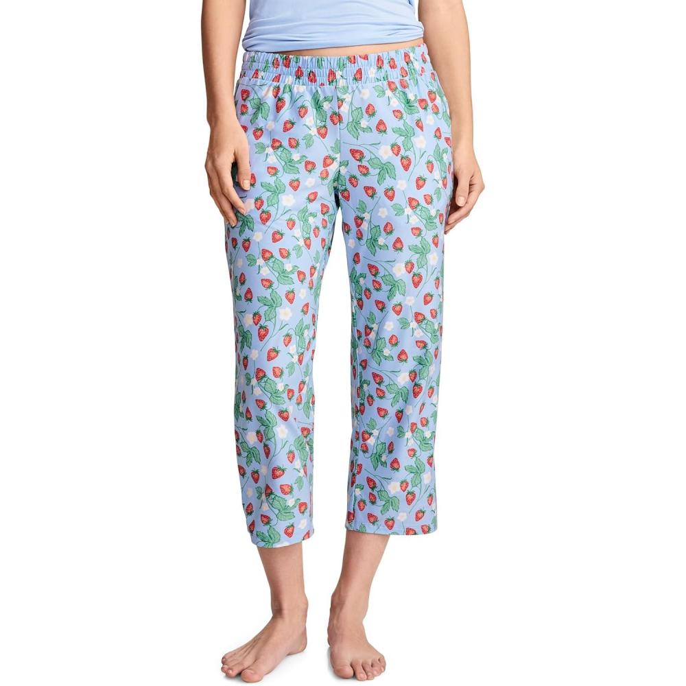 imageJockey Womens Sleepwear Soft Cool CapriBright Berry
