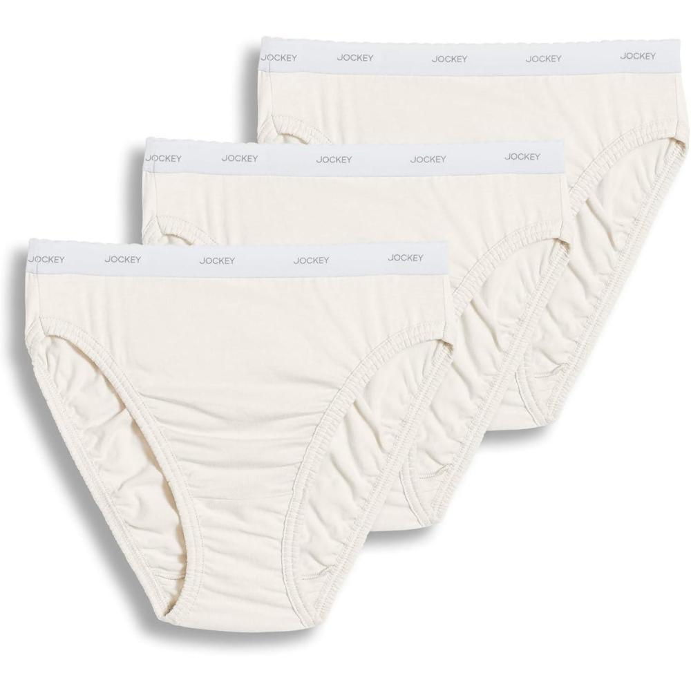 imageJockey Womens Underwear Elance French Cut 6 PackIvory