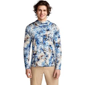 Jockey Outdoors Men’s Casualwear Long Sleeve Hooded Sun Shirt(River Stones)