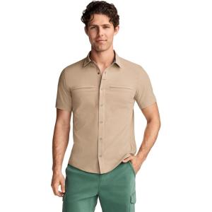 Jockey Outdoors Men’s Casualwear Short Sleeve Snap Woven Shirt(Scout)