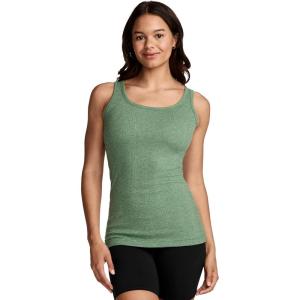 Jockey Women’s Activewear Rib Tank(Badge Green)