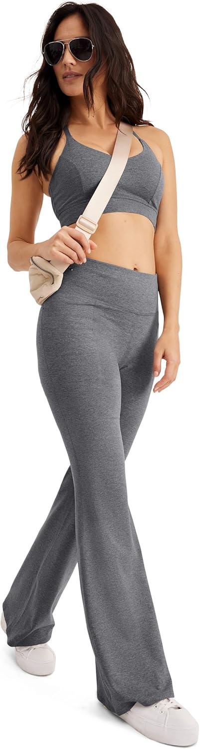 imageJockey Womens Activewear EverActive High Rise Flare LeggingBattleship Grey