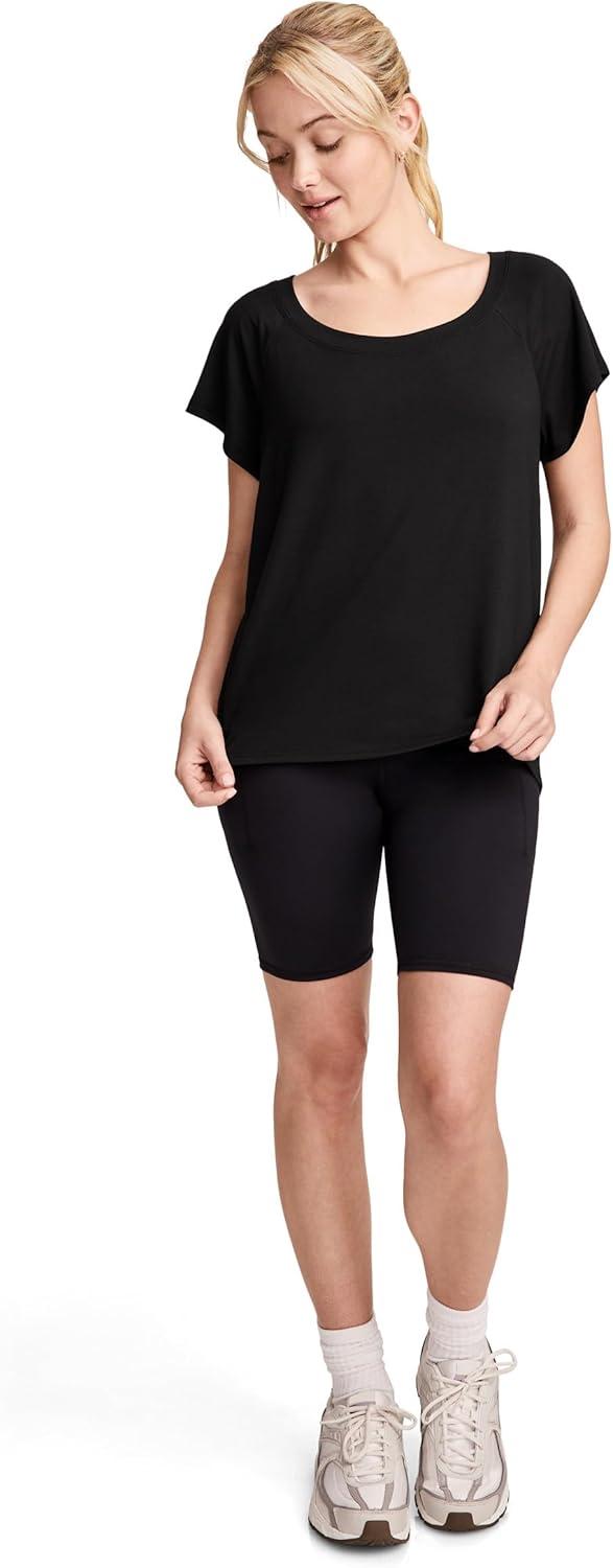 imageJockey Womens Activewear EverActive Oversized TeeBlack
