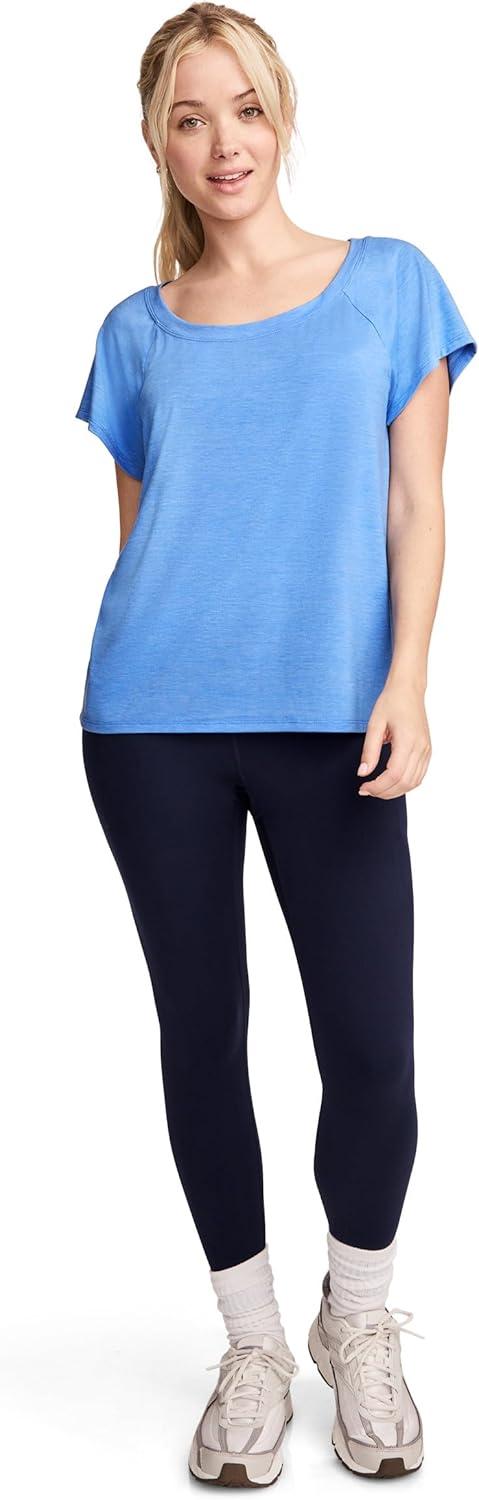imageJockey Womens Activewear EverActive Oversized TeeCrisp Heather