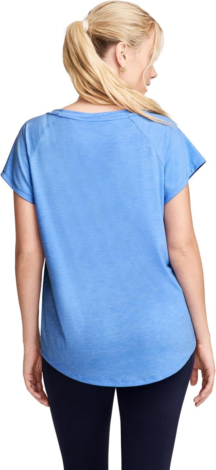 imageJockey Womens Activewear EverActive Oversized TeeCrisp Heather
