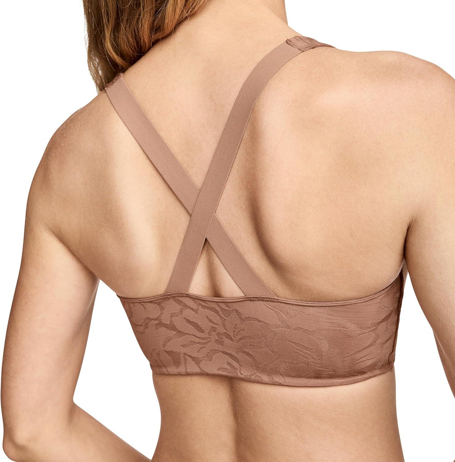 imageJockey Womens Bra Smooth Touch Lace BraletteAlmond
