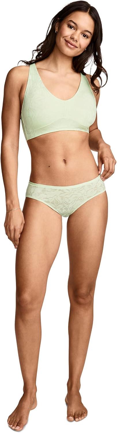 imageJockey Womens Bra Smooth Touch Lace BraletteFrothy Mint