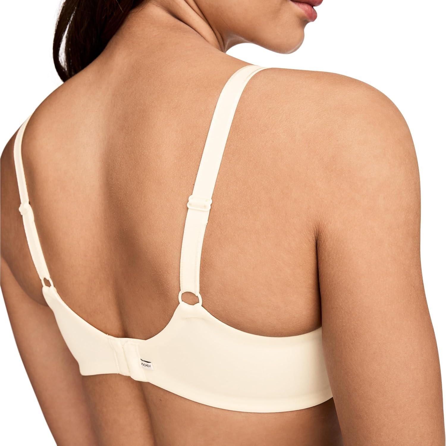 imageJockey Womens Bra Smooth amp Sleek Microfiber Full Coverage Wirefree TShirt BraFawn
