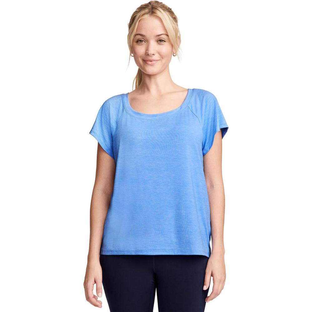 imageJockey Womens Activewear EverActive Oversized TeeCrisp Heather
